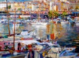 Menton by Henri Plisson on paper
