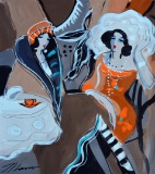 MAIMON ** FANCY ** ORIGINAL ACRYLIC