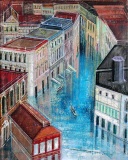 ZWARENSTEIN ** JEWEL CANAL ** SIGNED CANVAS