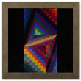 Axo - 77 de la serie Hommage A L'Hexagone by Vasarely (1908-1997)