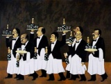 Flower Bottle Brigade by Guy Buffet