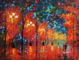 ROTHAM ** STREET LIGHTS ** SIGNED ORIGINAL