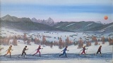 Cross Country Skiing by Fanch Ledan