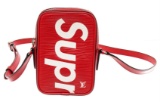 Louis Vuitton x Supreme Danube Red Epi Leather Crossbody Bag