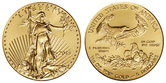 2015 $5 American Gold Eagle Coin