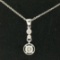 NEW 14k White Gold 16