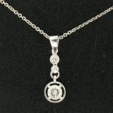 NEW 14k White Gold 16