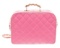 Chanel Pink Quilted Patent Leather 2-Way Bag