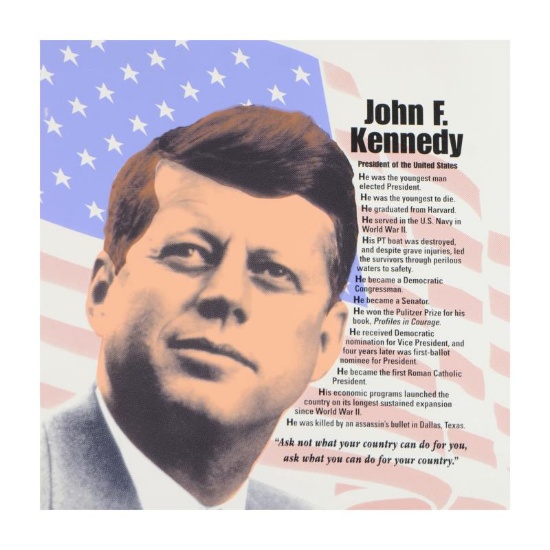 John F. Kennedy By Steve Kaufman (1960-2010)