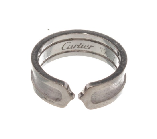 Cartier 18k White Gold Love Band Ring