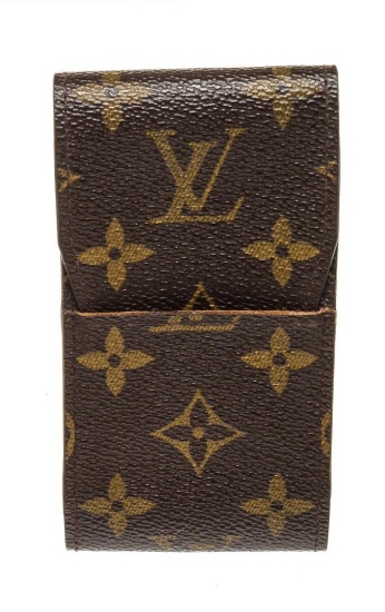 Louis Vuitton Brown Monogram Canvas Cigarette Case