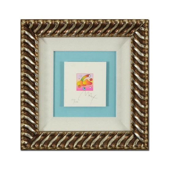 Rainbow with Clouds By Peter Max