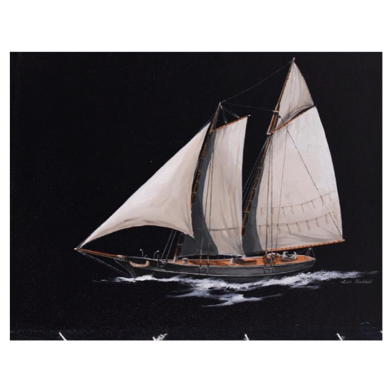 Yacht Schooner, America Cup By Blokhin Original