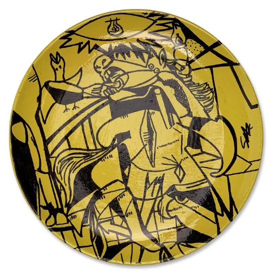 Untitled By Steve Kaufman (1960-2010)