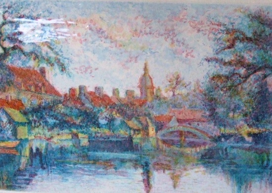 Silent River by H.C. Pissarro