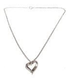 Boucheron Silver Heart Pendant Necklace