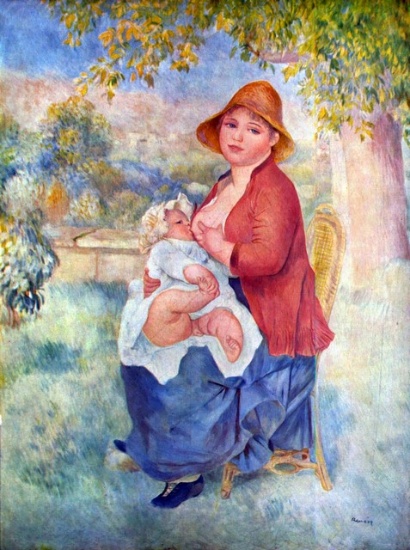 Renoir - The Child At The Chest Maternity
