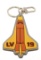 Louis Vuitton Multicolor Printed Leather Mascot Rocket Bag Charm and Key Holder