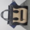 Celine Tri-Color Leather Mini Luggage Tote Bag