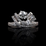 Sold at Auction: Louis Vuitton 0.40ctw Diamond 18K Lockit Ring