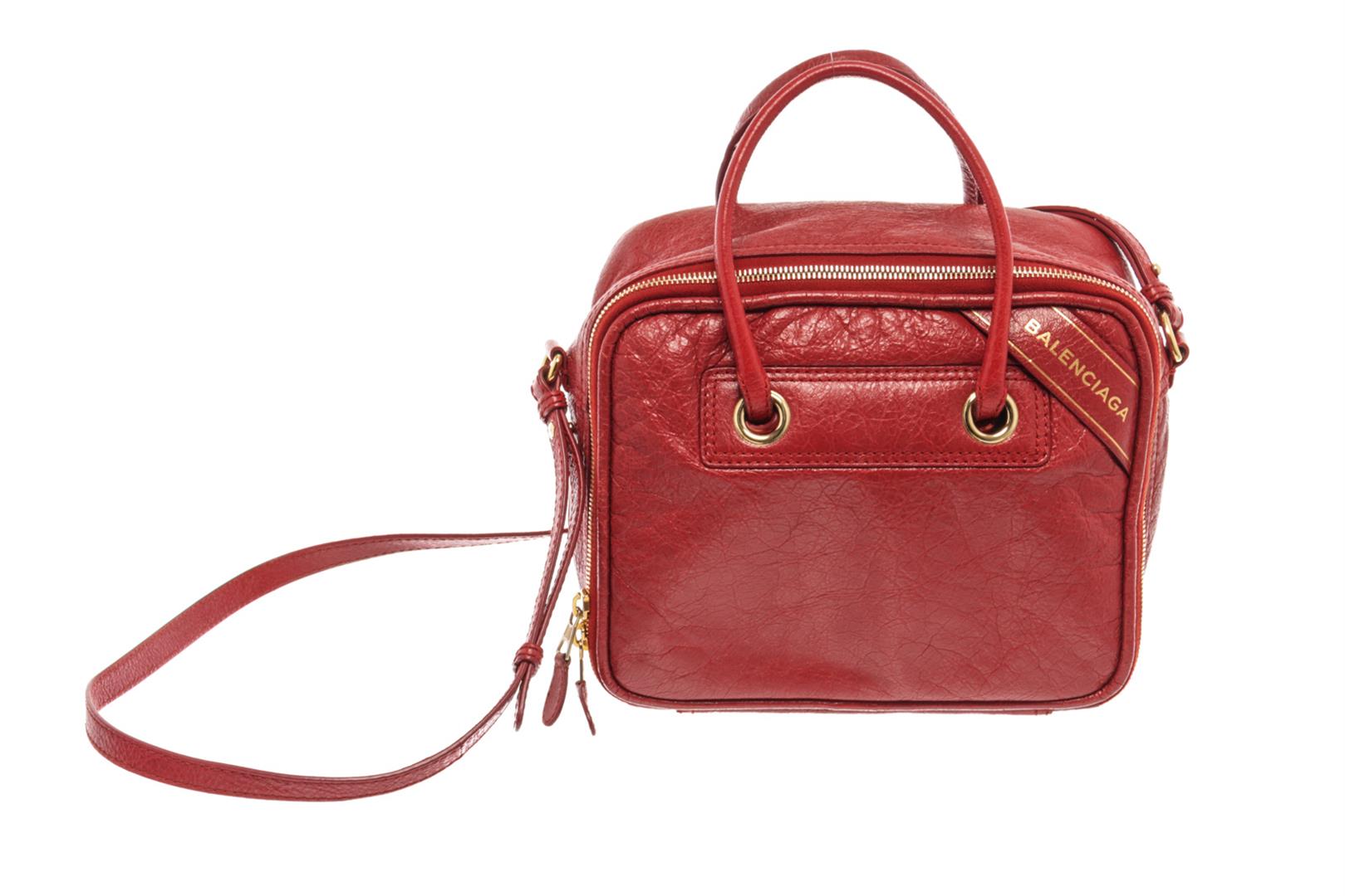 Louis Vuitton Red Leather Lumineuse Pm Shoulder Bag Auction