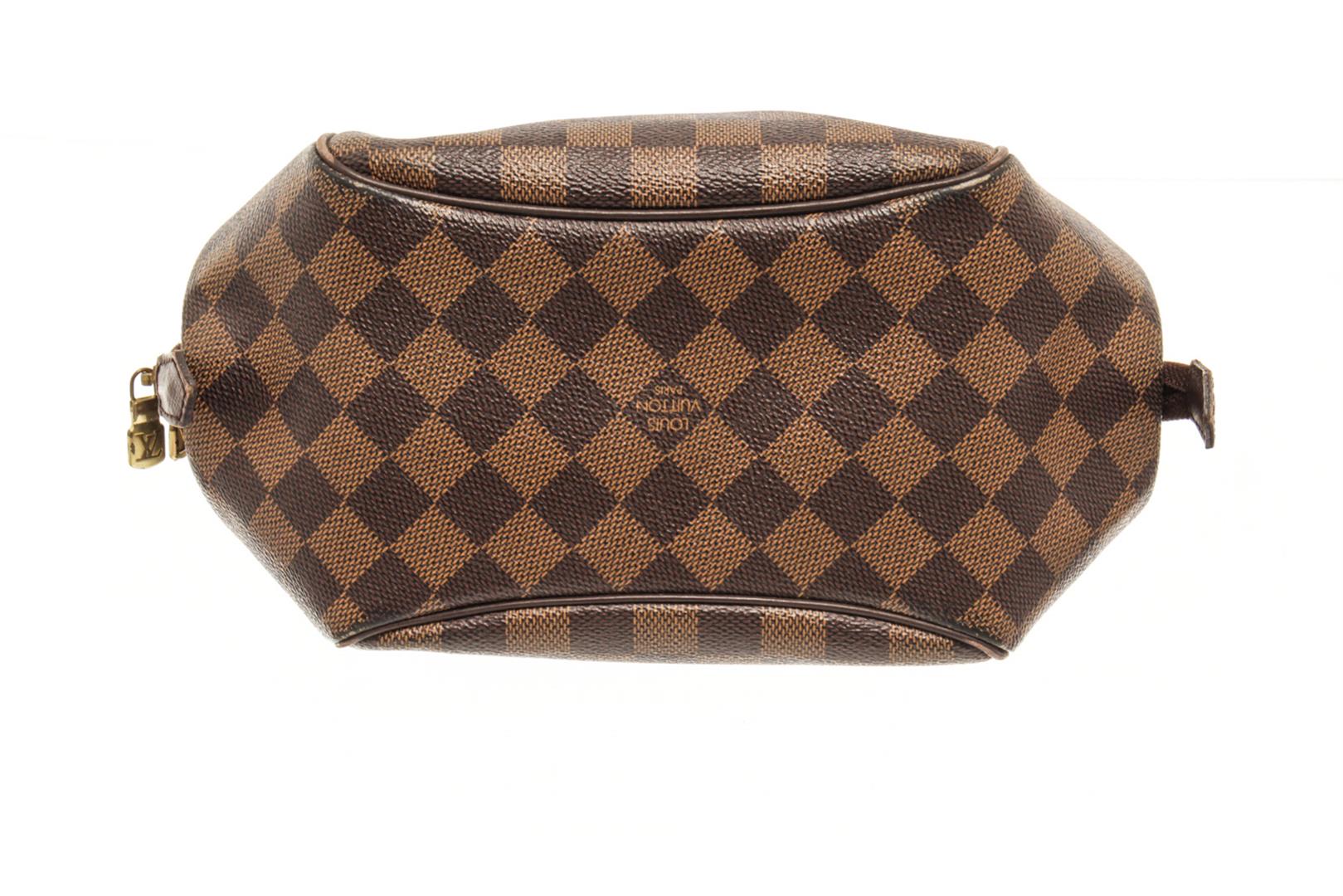 Sold at Auction: Louis Vuitton, Louis Vuitton Brown Damier Ebene Brera Top  Handle Bag