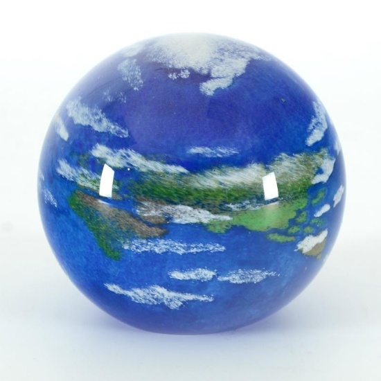 Earth (Paperweight) by Glass Eye Studio