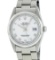 Rolex Mens Stainless Steel Sapphire White Roman Datejust With Oyster Band 36MM