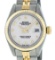 Rolex Ladies 2T Yellow Gold & Stainless Steel Cream Jubilee Wristwatch 26MM