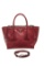 Prada Red Calf Twin Pocket Tote Bag