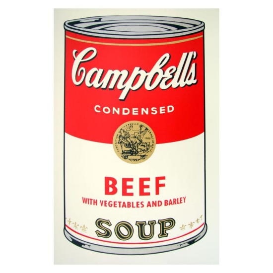 Soup Can 11.49 (Beef w/Vegetables) by Sunday B. Morning