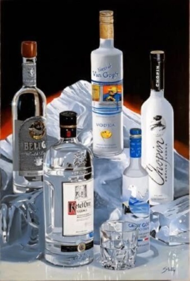 Thomas Stiltz "Vodka on the Rocks 36x24"