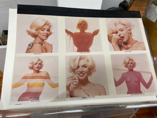 Marilyn 6 Color separations by Bert Stern