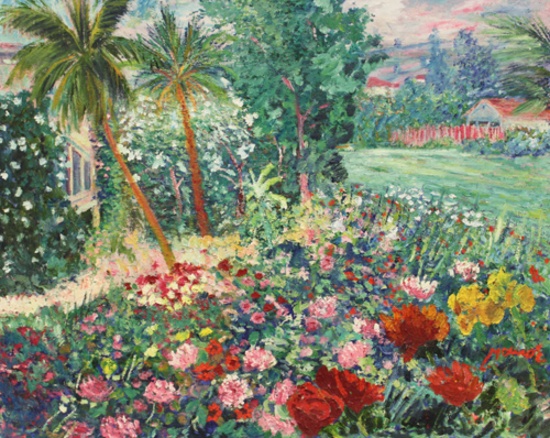 Garden in Front of the Artists House by Manor Shadian