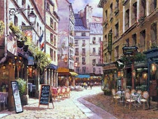 Parisian Cafe by Sam Park