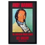 The American Indian Series (Black) by Warhol (1928-1987)