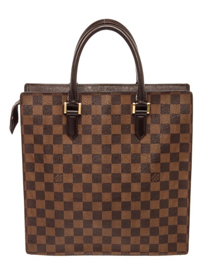 Louis Vuitton Brown Damier Ebene Venice Sac Plat Bag