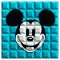 Aqua 8-Bit Mickey by Loveless, Tennessee