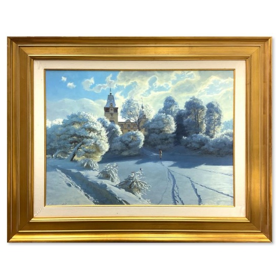 Winter Chateau by Akopov Original