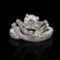 1.23 ctw CENTER Diamond Platinum Ring (2.26 ctw Diamonds)