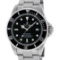 Rolex Mens Stainless Steel Black Dial Oyster Band 40mm Sea Dweller Wristwatch