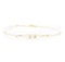 1.60 ctw Opal and Diamond Bracelet - 14KT Yellow Gold