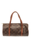 Louis Vuitton Brown Canvas Papillon 30cm Shoulder Bag