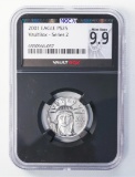 2001 $25 American Platinum Eagle Coin P NGC Certified