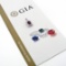 Vintage 18k White Gold 3.34 ctw GIA Oval Ruby Solitaire Diamond Enhancer Pendant
