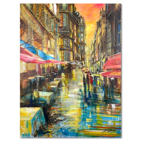 Rainy Afternoon in Paris by Suljakov Original
