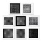 Trois Dimensions Optique de la serie Cinetiques (Set of 8) by Vasarely (1908-199