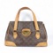 Louis Vuitton Brown Monogram Canvas Leather Beverly GM Shoulder Bag
