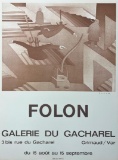 Galerie Du Cacharel 1972 by Folon