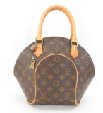 Louis Vuitton Brown Monogram Canvas Leather Ellipse PM Handbag